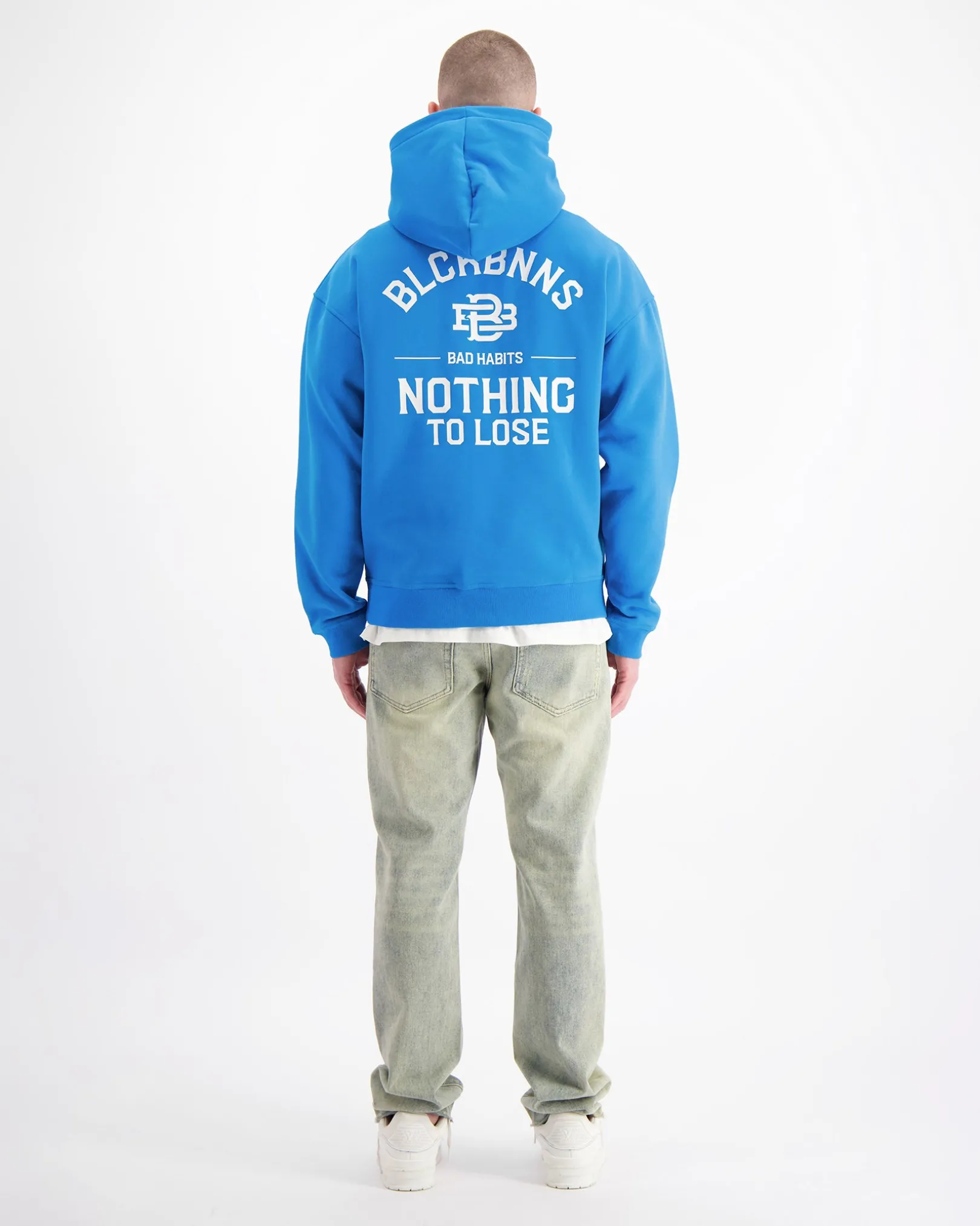 BAD HABITS HOODIE | Blauw