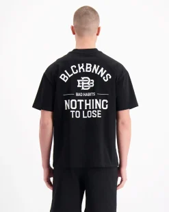 BAD HABITS T-SHIRT | Zwart