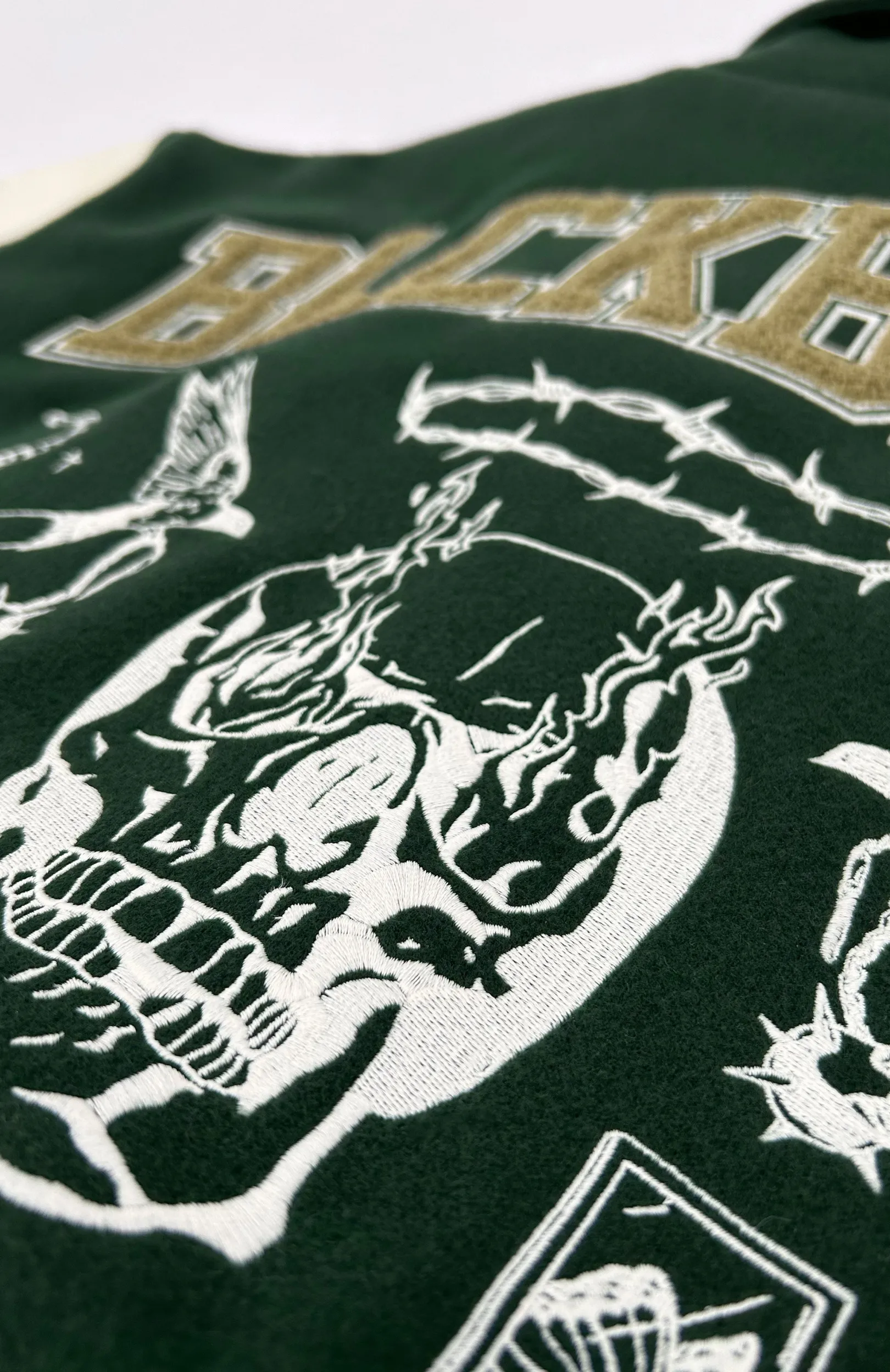 BB X DH VARSITY JACKET | Groen