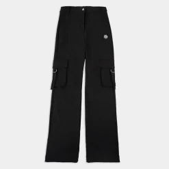 BELTED CARGO broek | Zwart