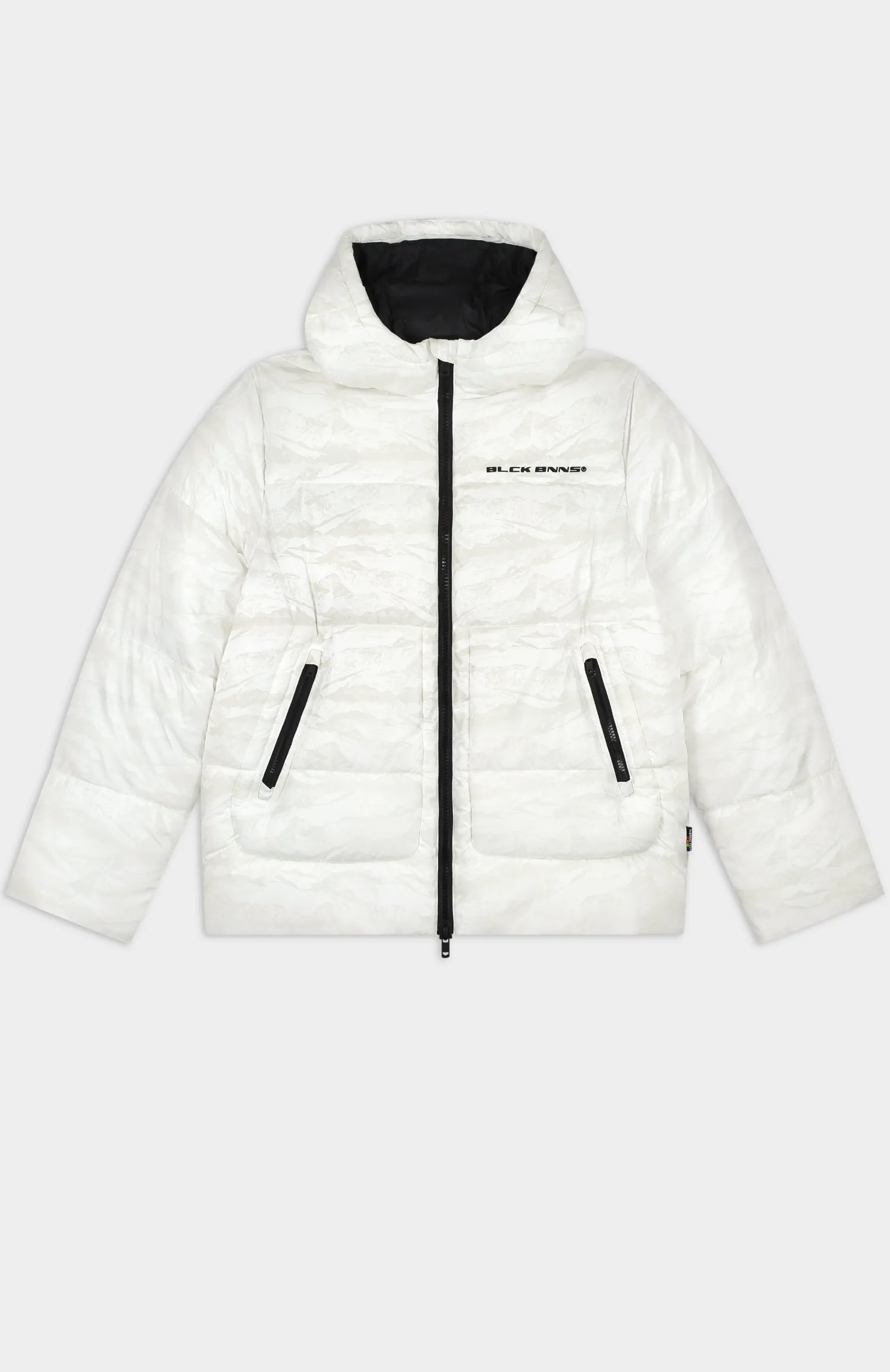 BLOCK FREEZE PUFFER JACKET | Wit