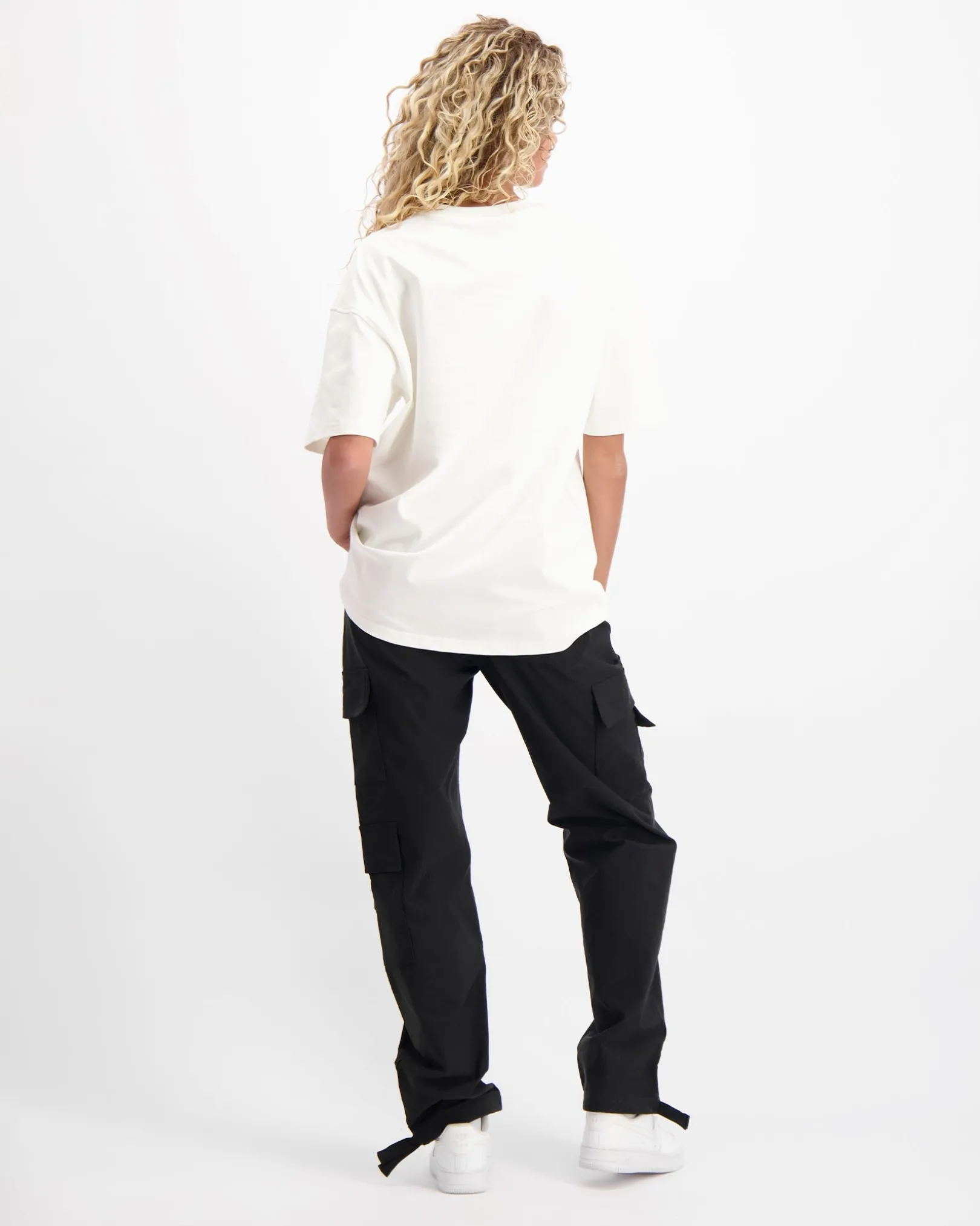 BLOCK MONOGRAM T-SHIRT | Wit