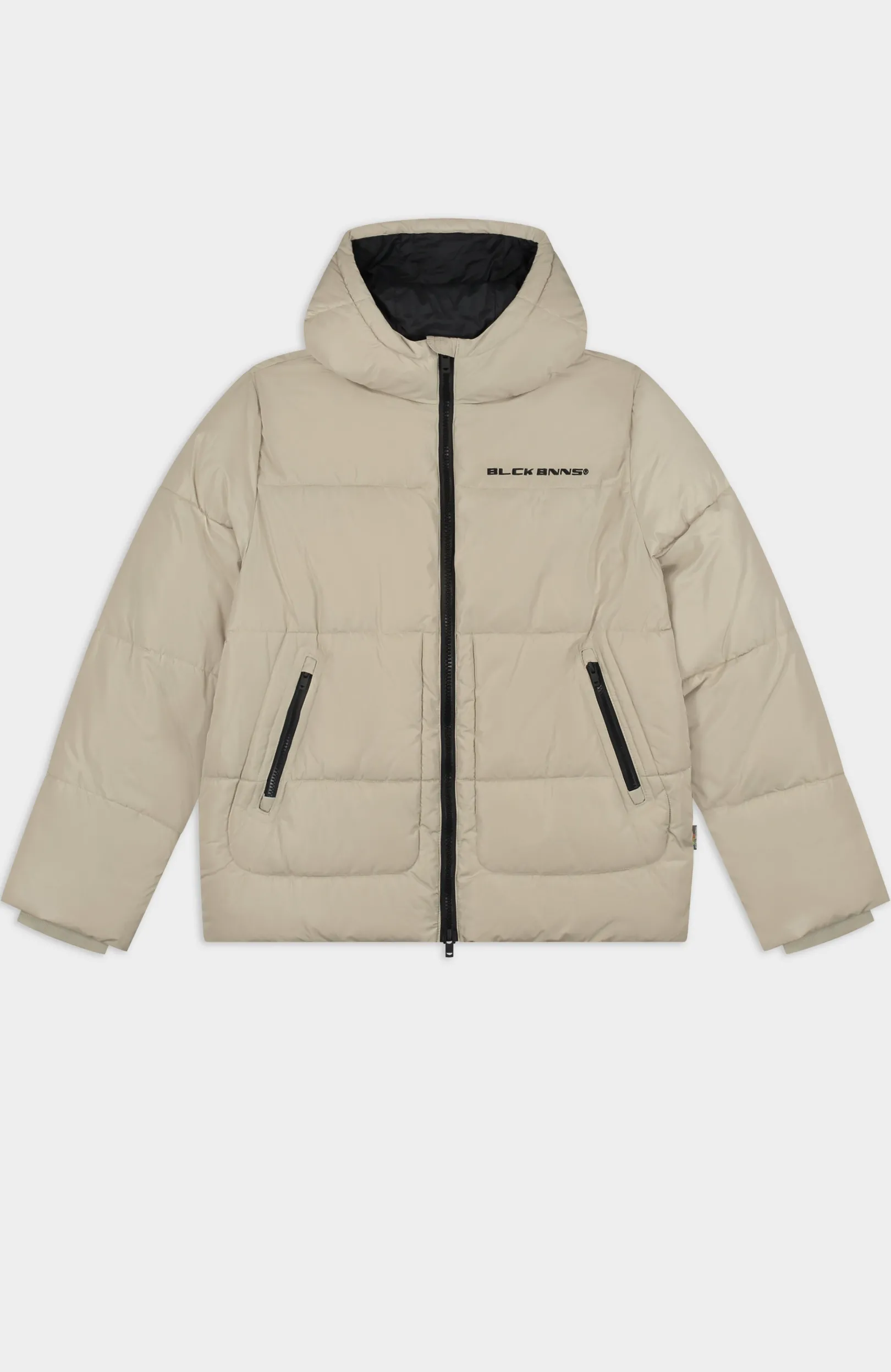 BLOCK PUFFER JACKET | Zand
