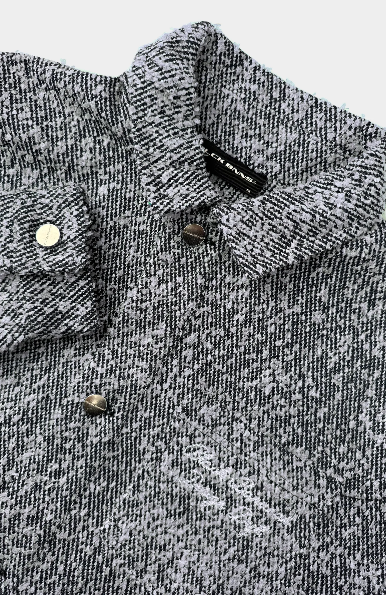 BOUCLE CARPENTER JACKET | Blauw