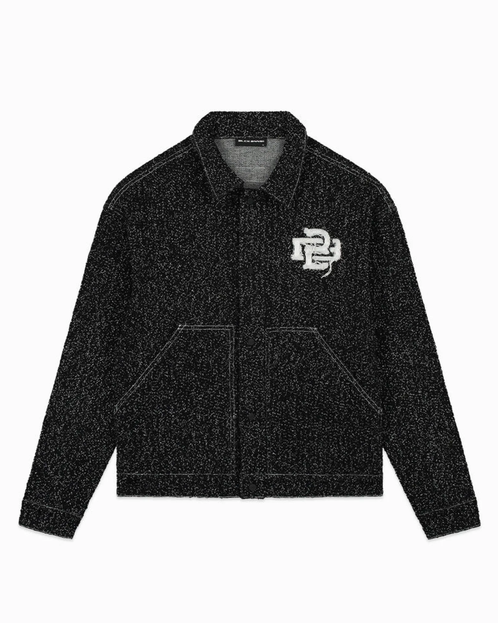 BOUCLE DENIM SUIT | Zwart