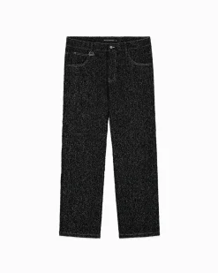 BOUCLE DENIM SUIT | Zwart
