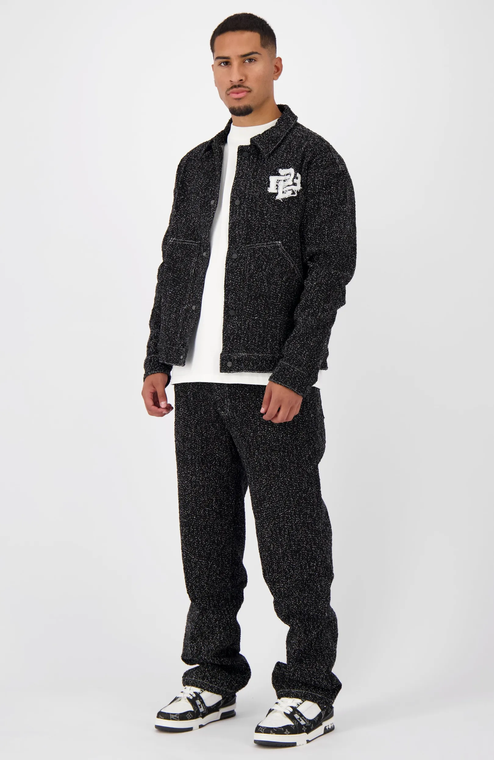 BOUCLE JACKET | Zwart