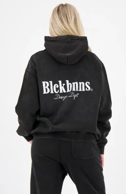 BRUSH HOODIE | Zwart