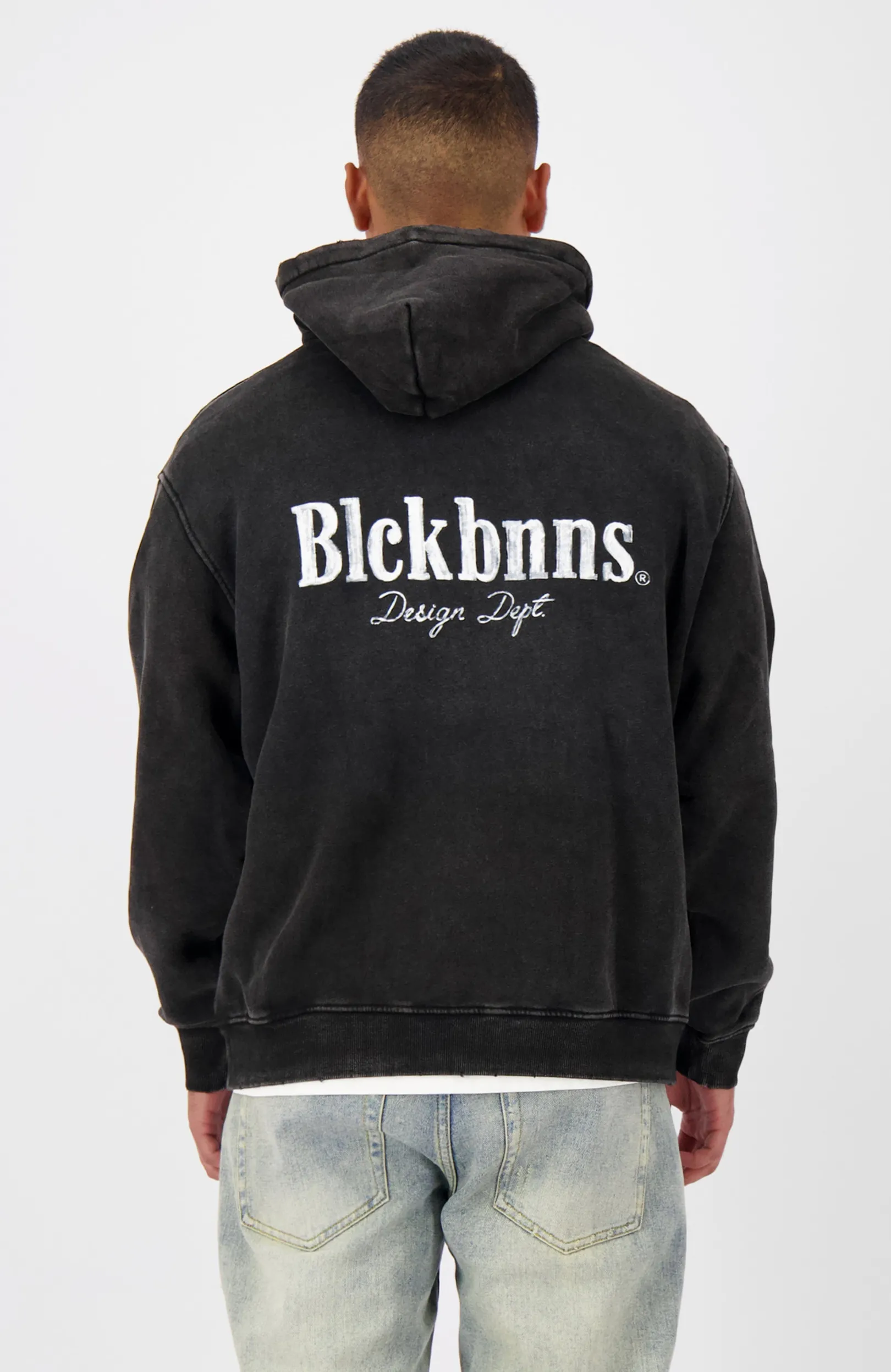 BRUSH HOODIE | Zwart