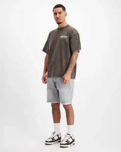 BRUSH T-SHIRT | Grijs