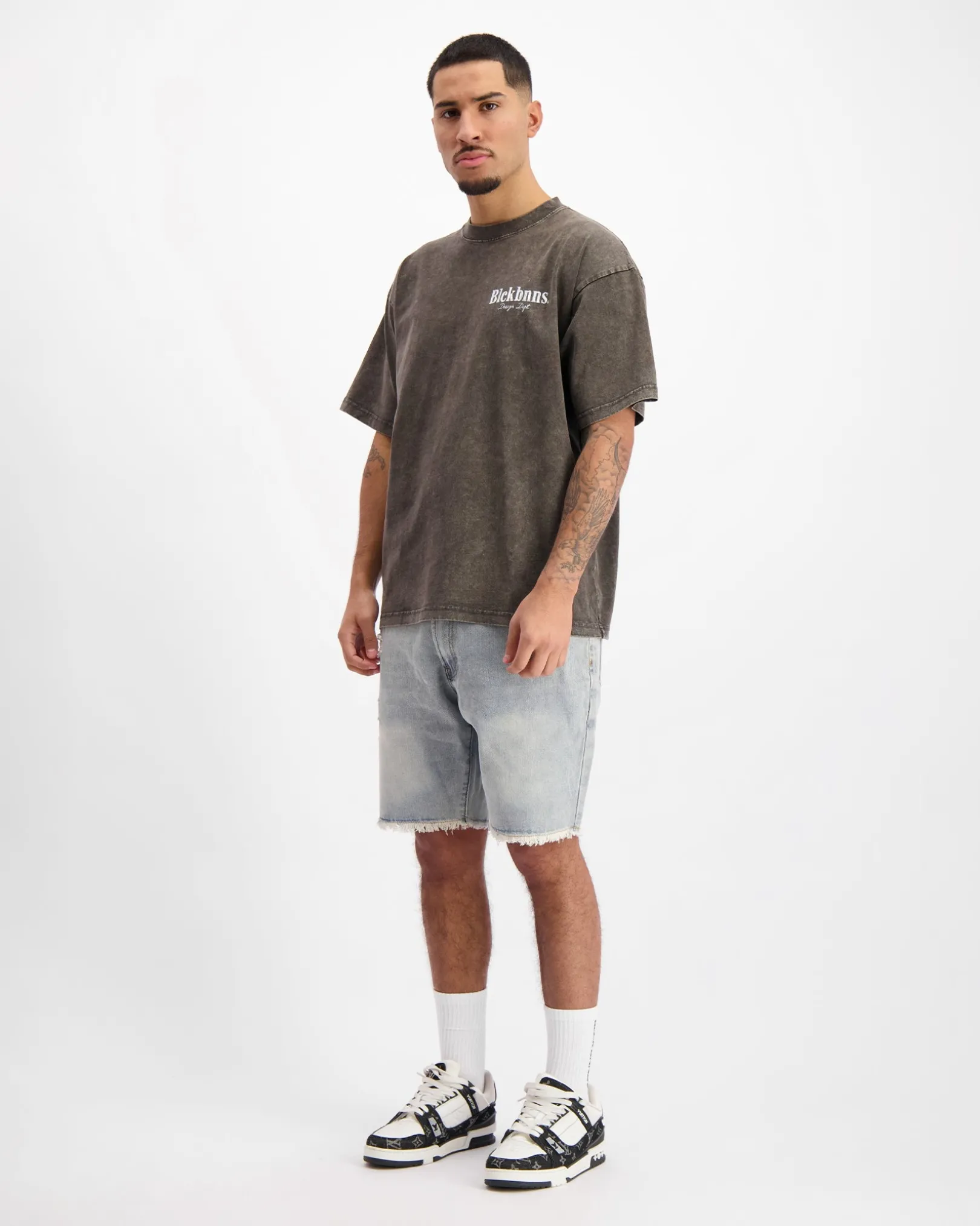 BRUSH T-SHIRT | Grijs