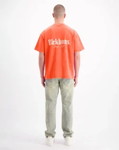 BRUSH T-SHIRT | Oranje
