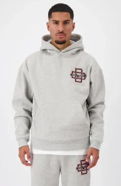 CITY HOODIE | Grijs gemêleerd