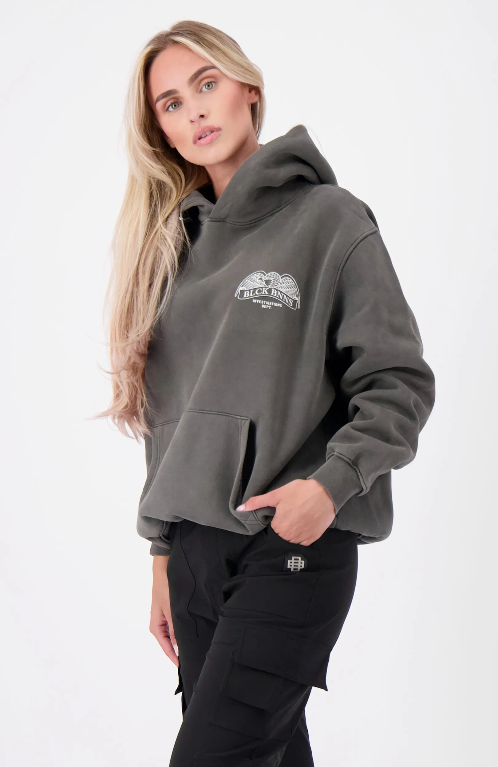 COLD CASES GEWASTE HOODIE | Grijs