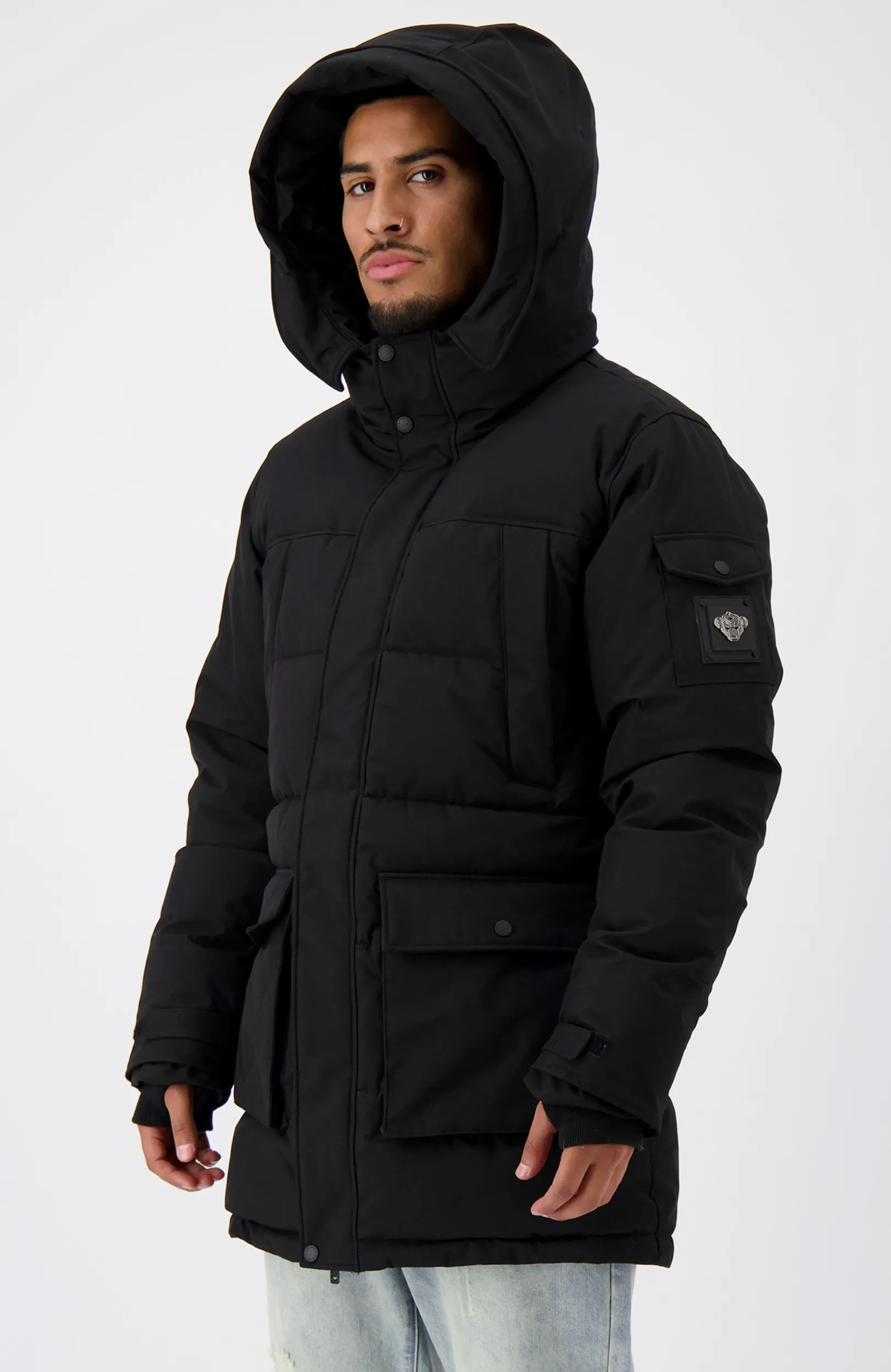 COMMANDER PARKA JACKET | Zwart