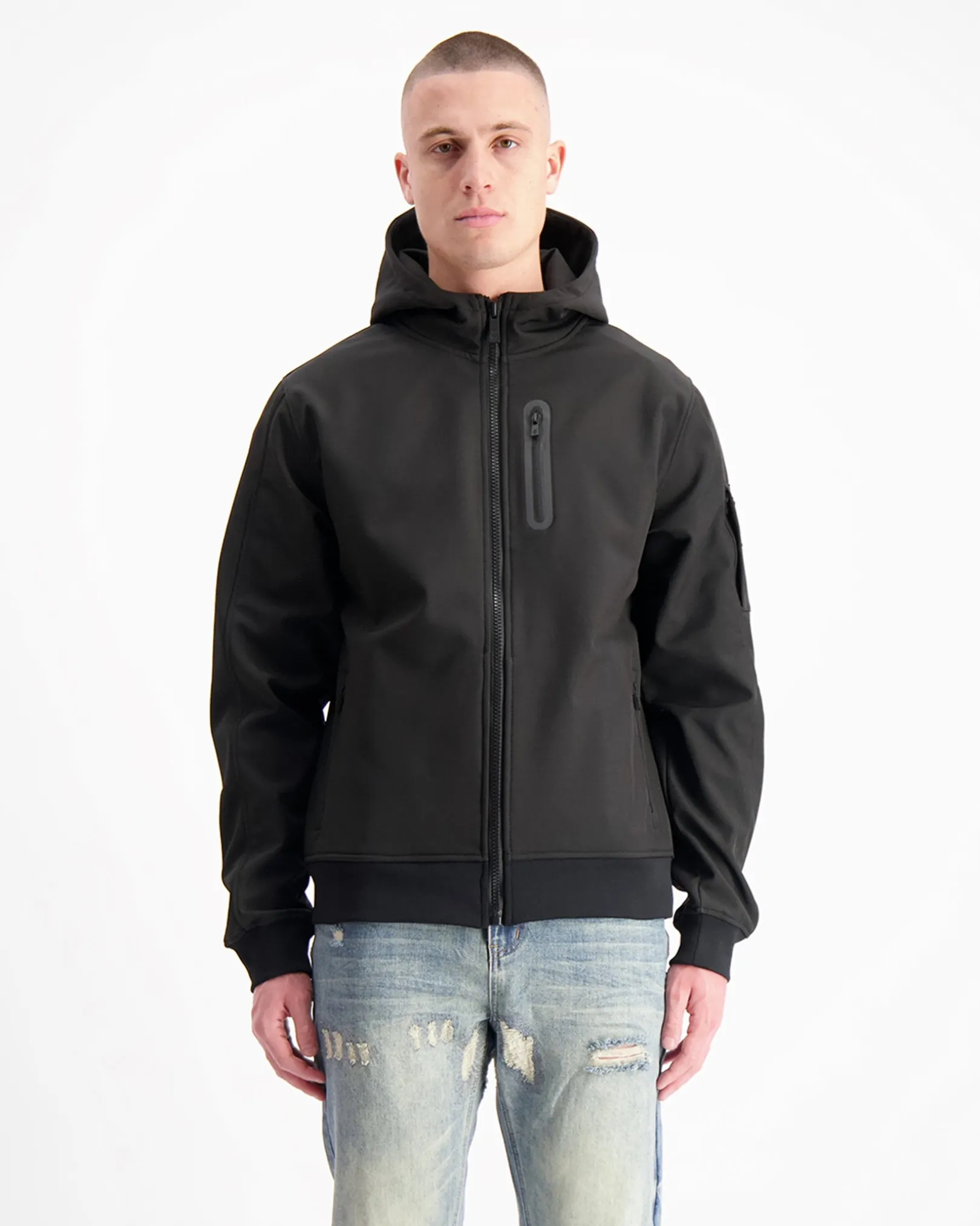 COMMANDER SOFTSHELL JACKET | Zwart