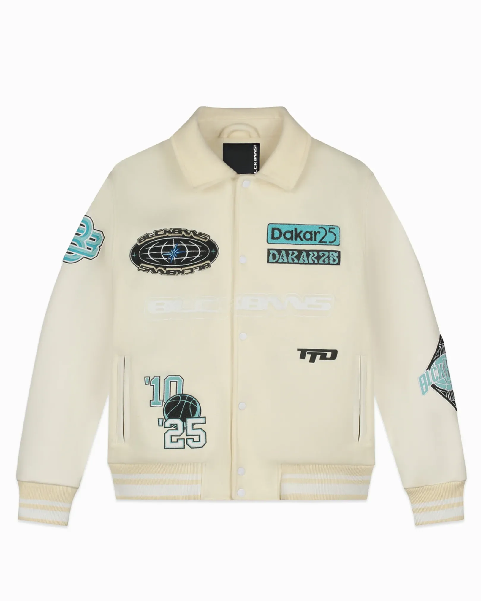 DESERT RACE VARSITY JACKET | Beige