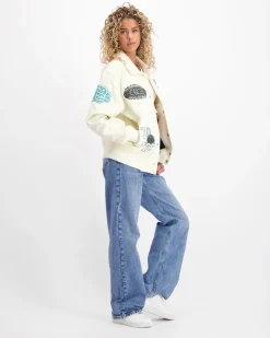 DESERT RACE VARSITY JACKET | Beige