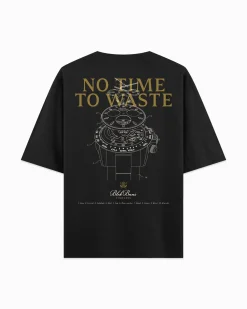 GEEN TIJD T-SHIRT | Zwart