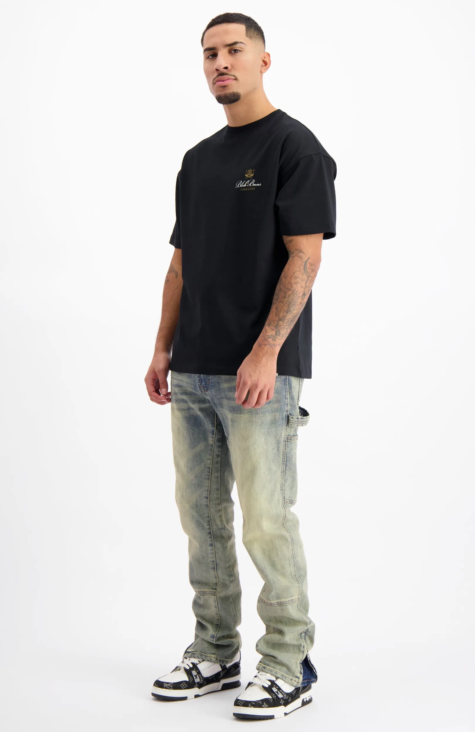 GEEN TIJD T-SHIRT | Zwart