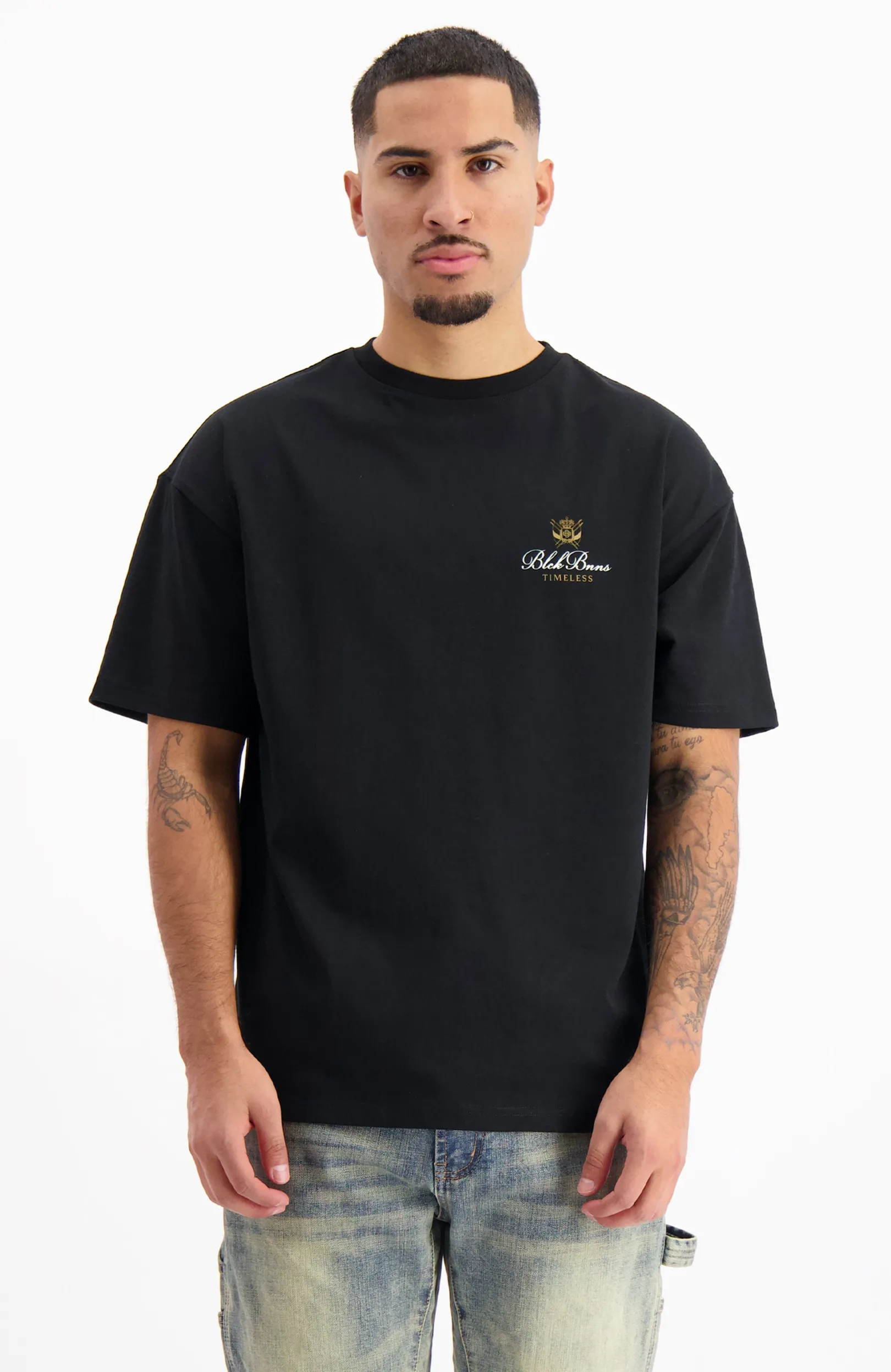 GEEN TIJD T-SHIRT | Zwart