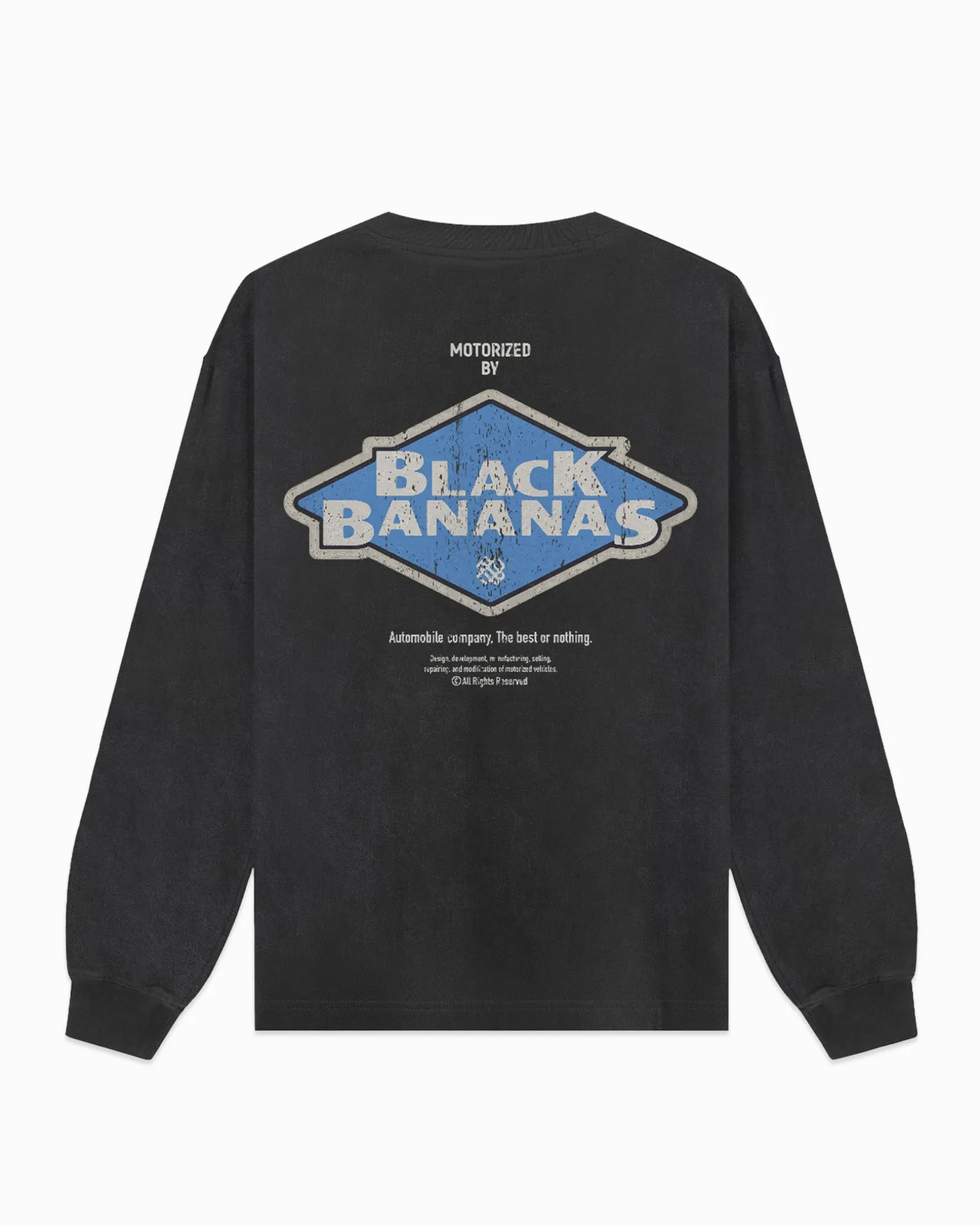 GEWICHT LONGSLEEVE | Zwart