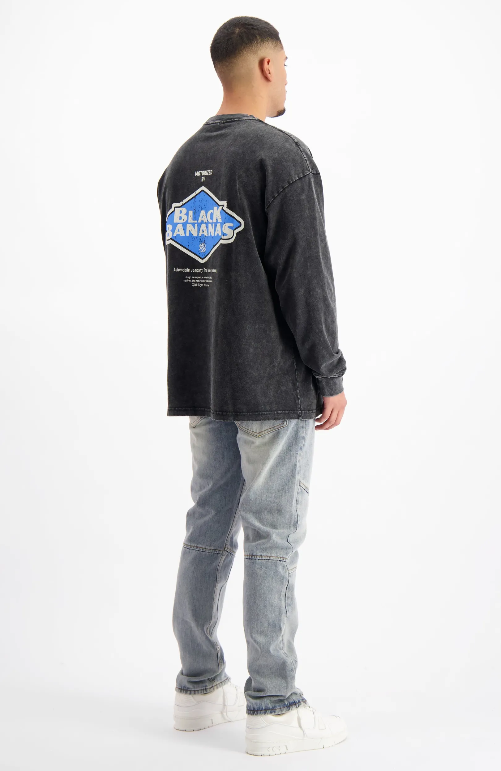 GEWICHT LONGSLEEVE | Zwart
