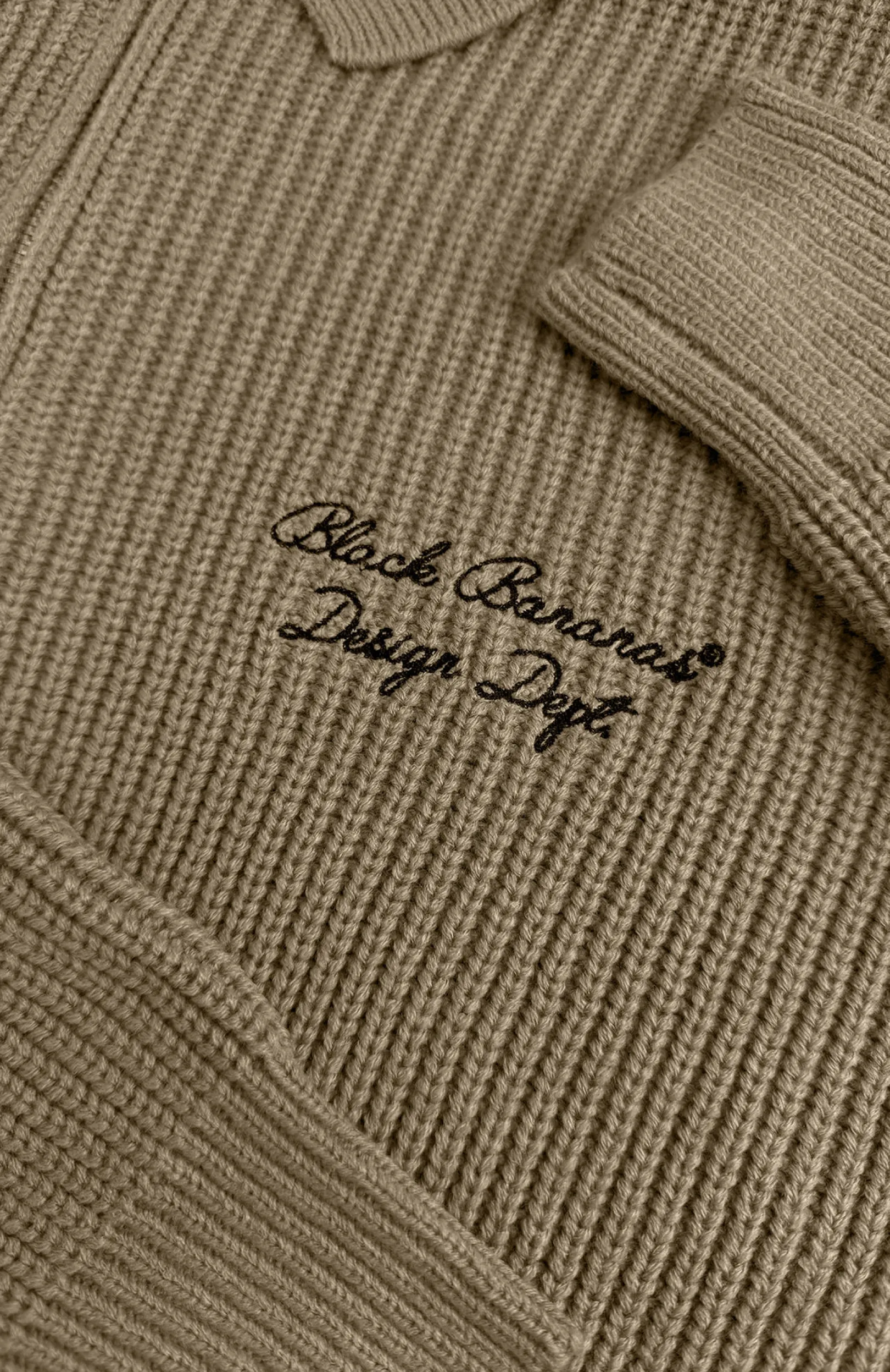 HEAVY KNIT HALF ZIP | Zand