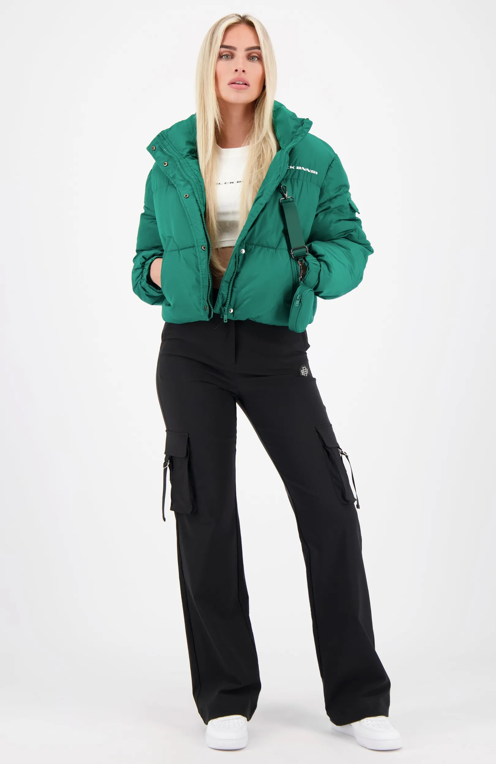 INITIAL BELT JACKET | Groen