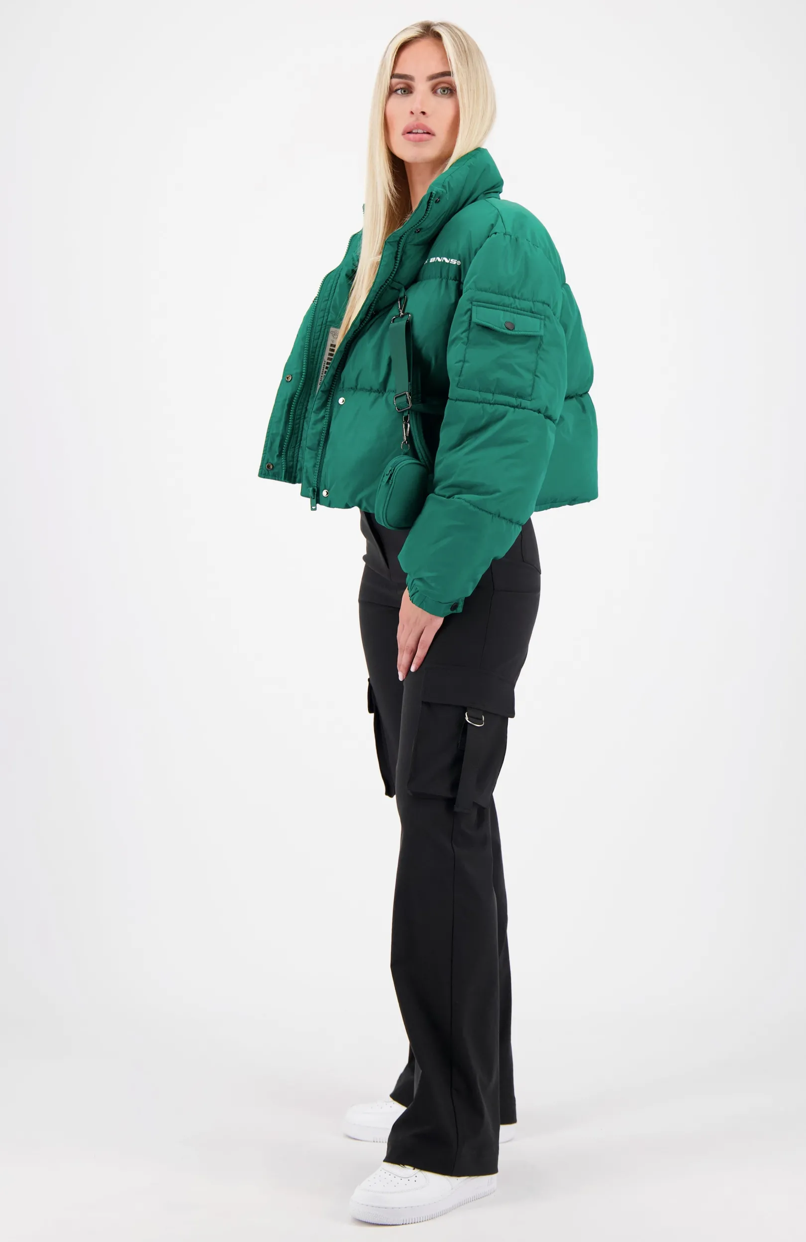 INITIAL BELT JACKET | Groen