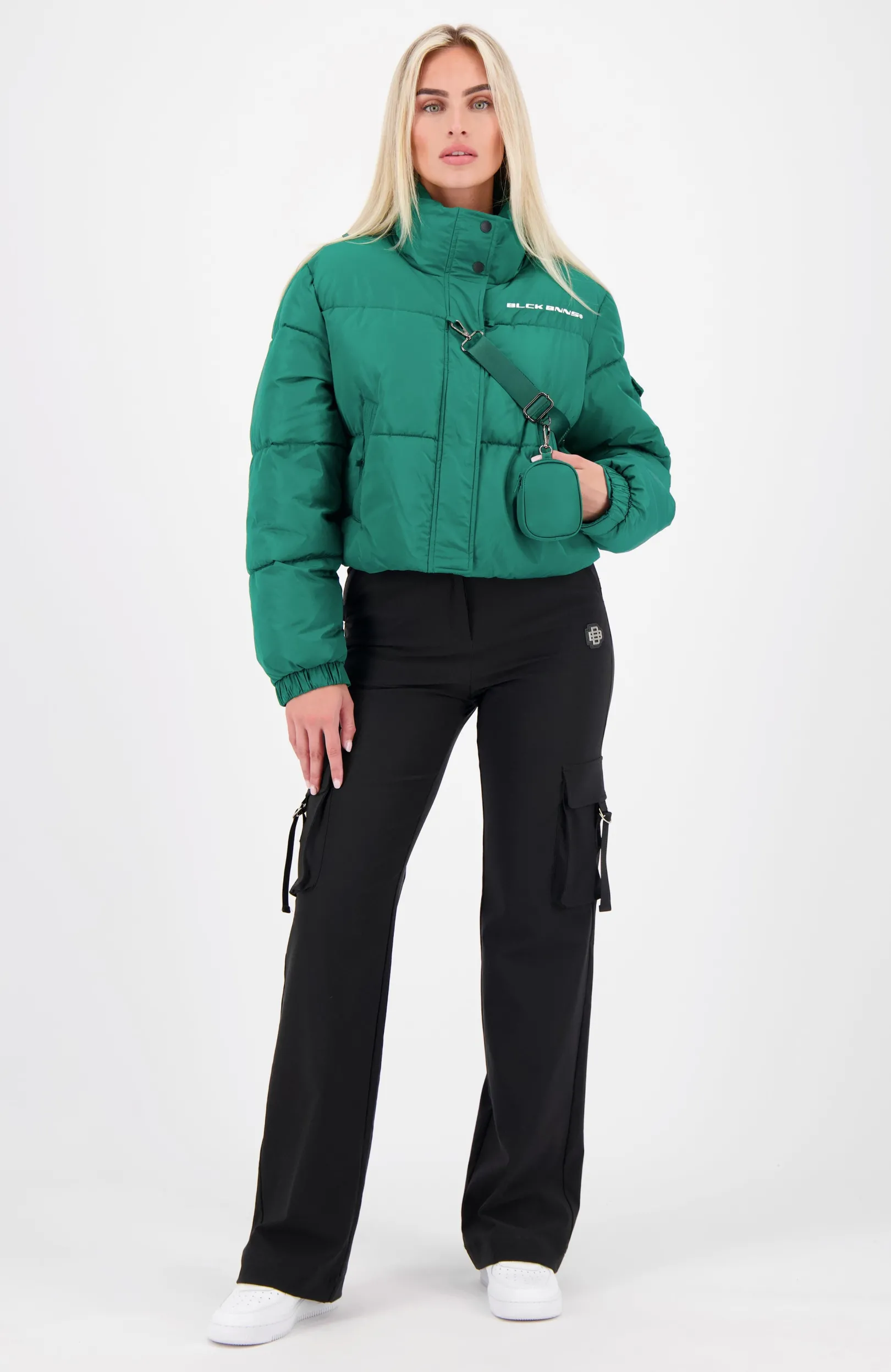 INITIAL BELT JACKET | Groen