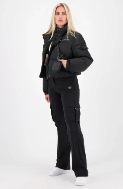 INITIAL BELT JACKET | Zwart