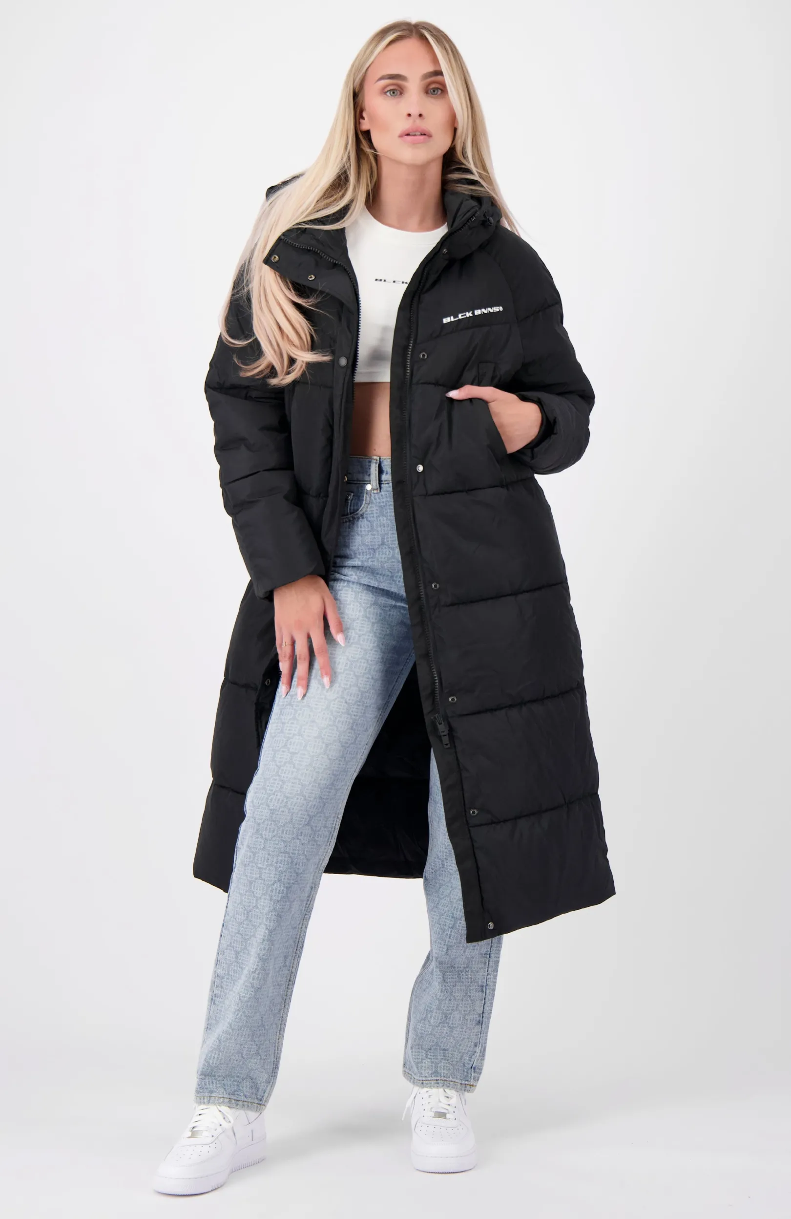 INITIAL COACH JACKET | Zwart