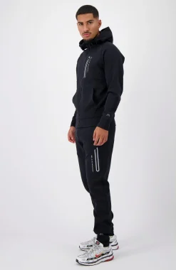 INITIAL GLOW SWEATPANTS | Zwart