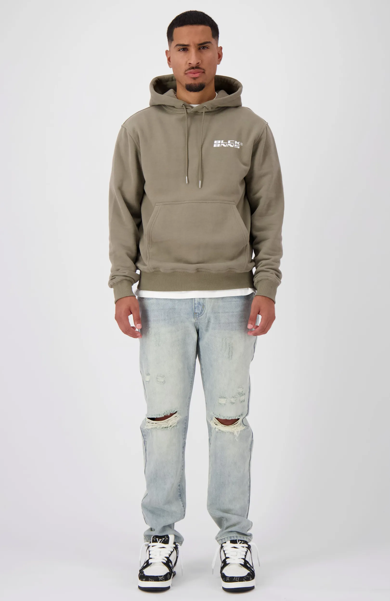 INITIAL HOODIE | Mosgroen