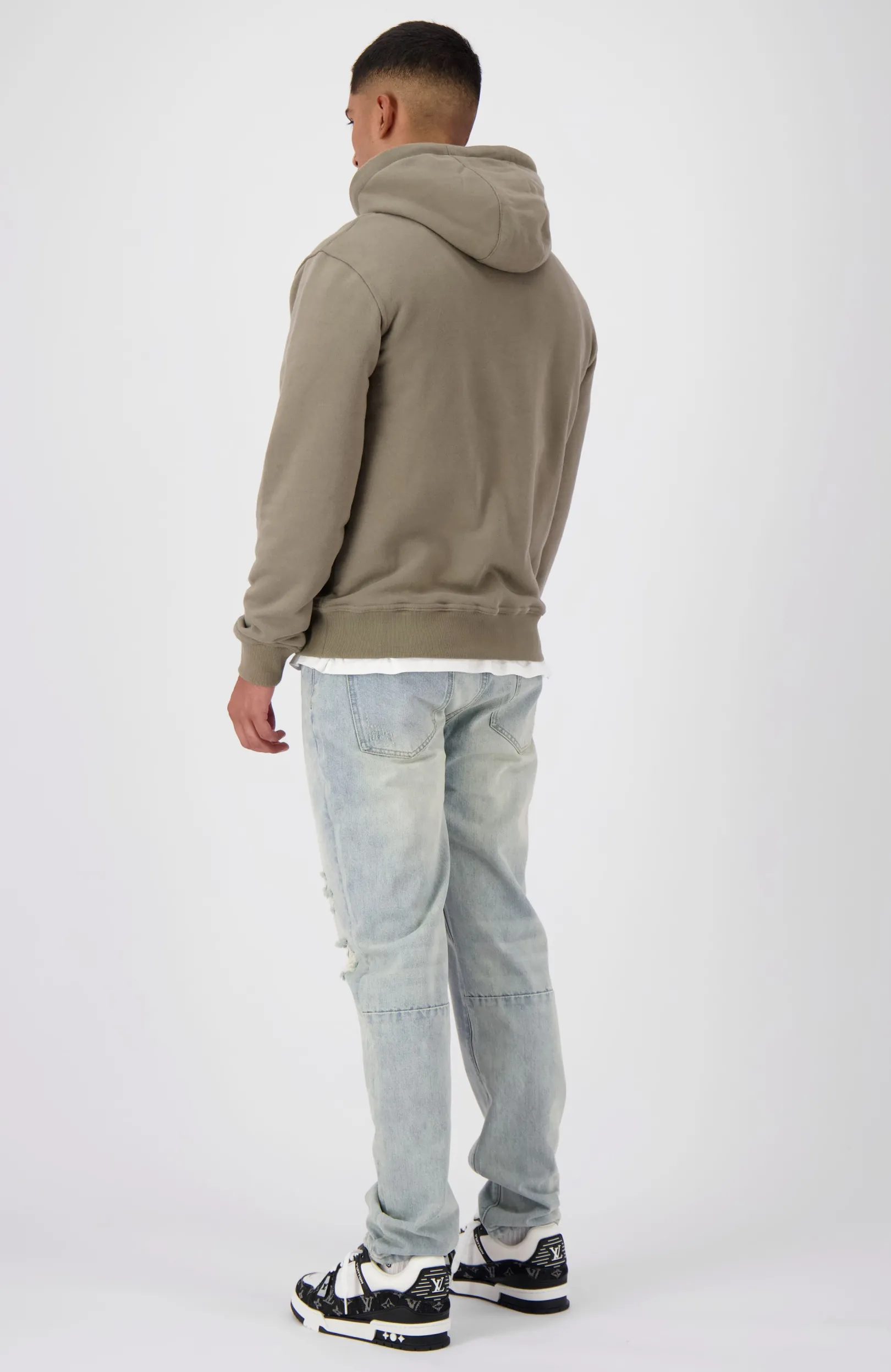 INITIAL HOODIE | Mosgroen