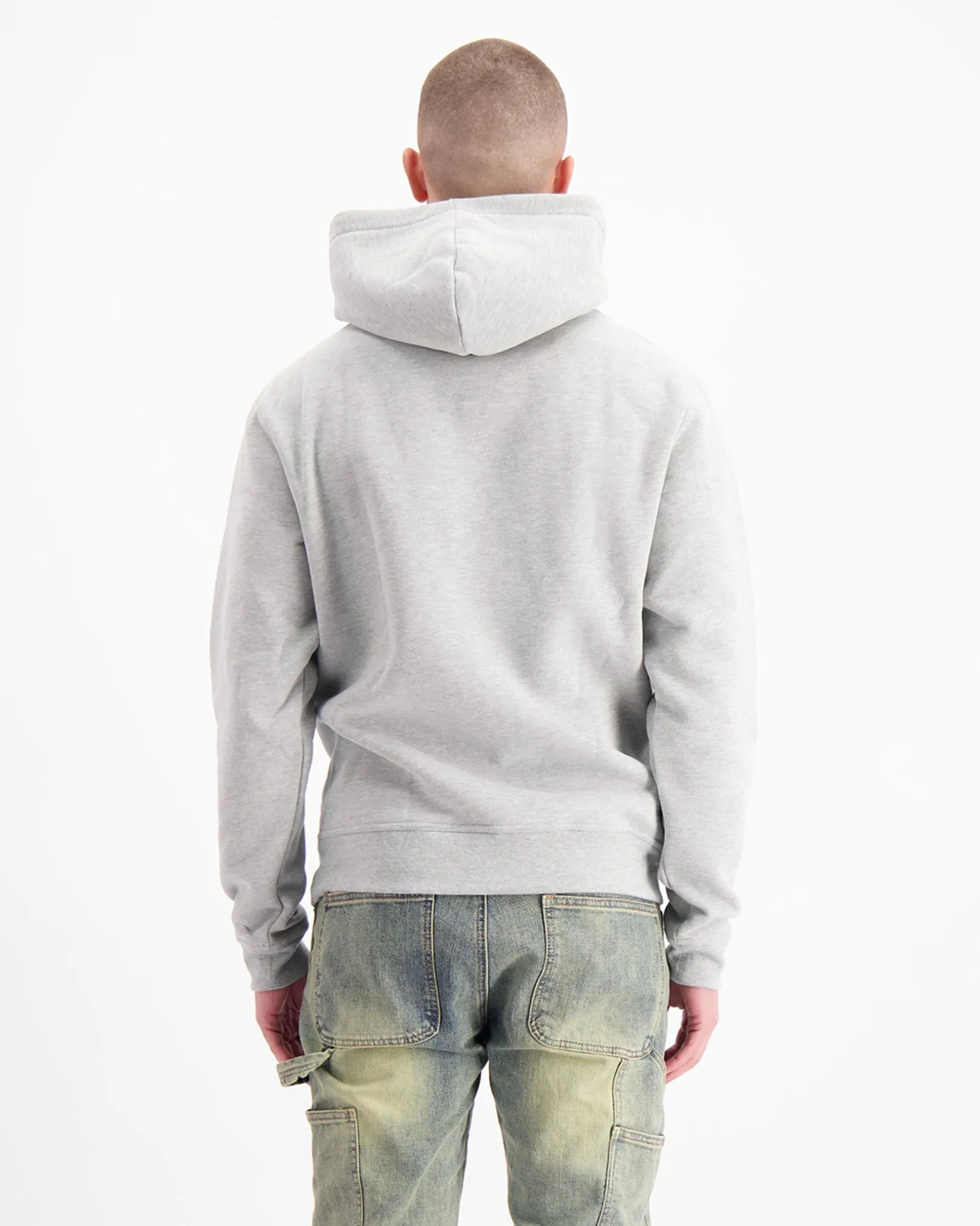INITIAL HOODIE V2 | Grijs gemêleerd