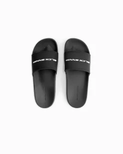 INITIAL slippers | Zwart