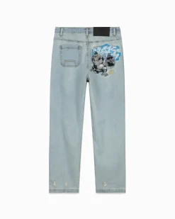 JR. GRAFFITI 3D DENIM | Blauw