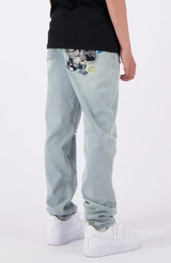 JR. GRAFFITI 3D DENIM | Blauw