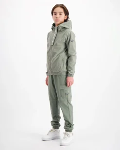 KIDS ANORAK CARGO SET | Groen