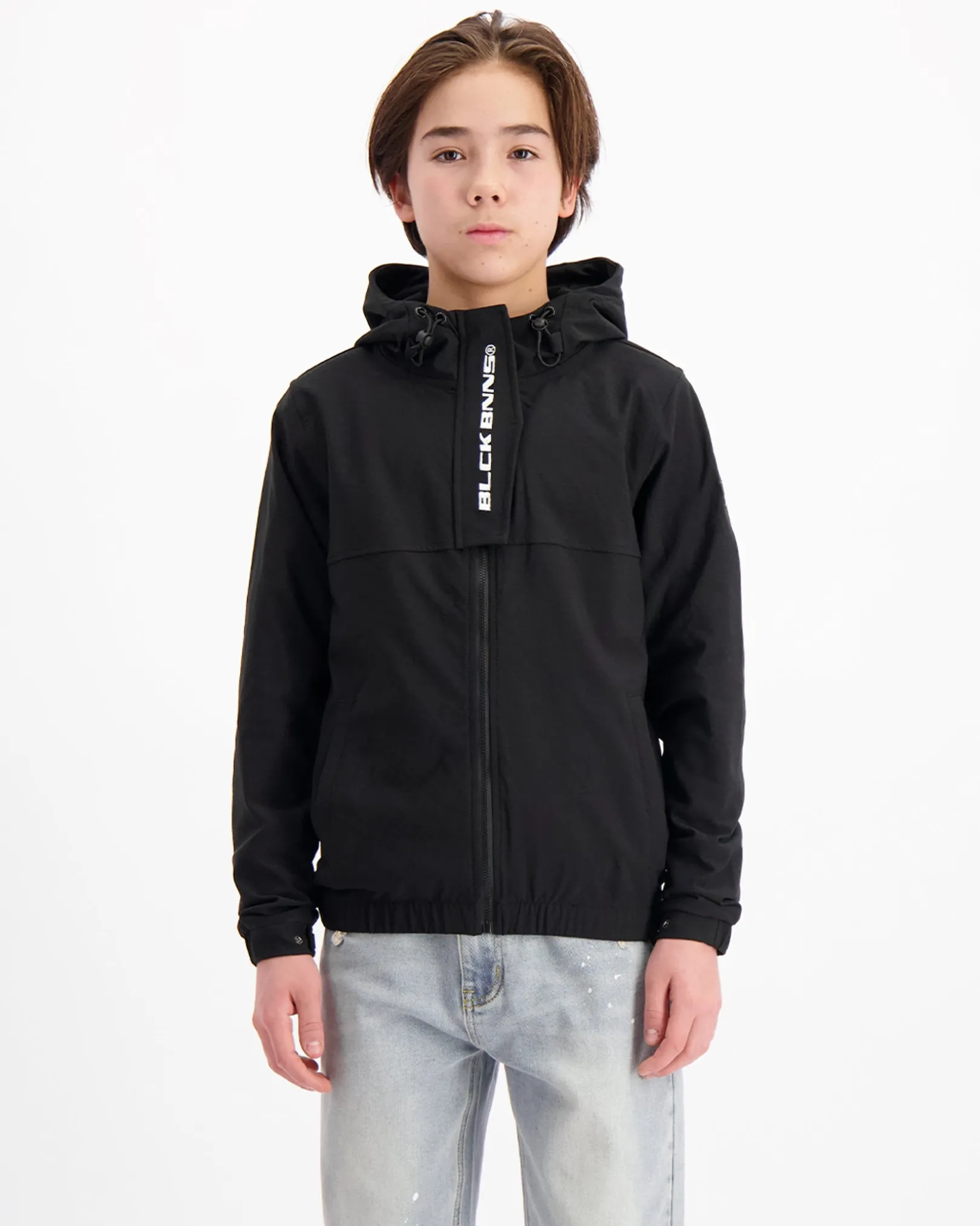 KIDS ANORAK JACKET | Zwart