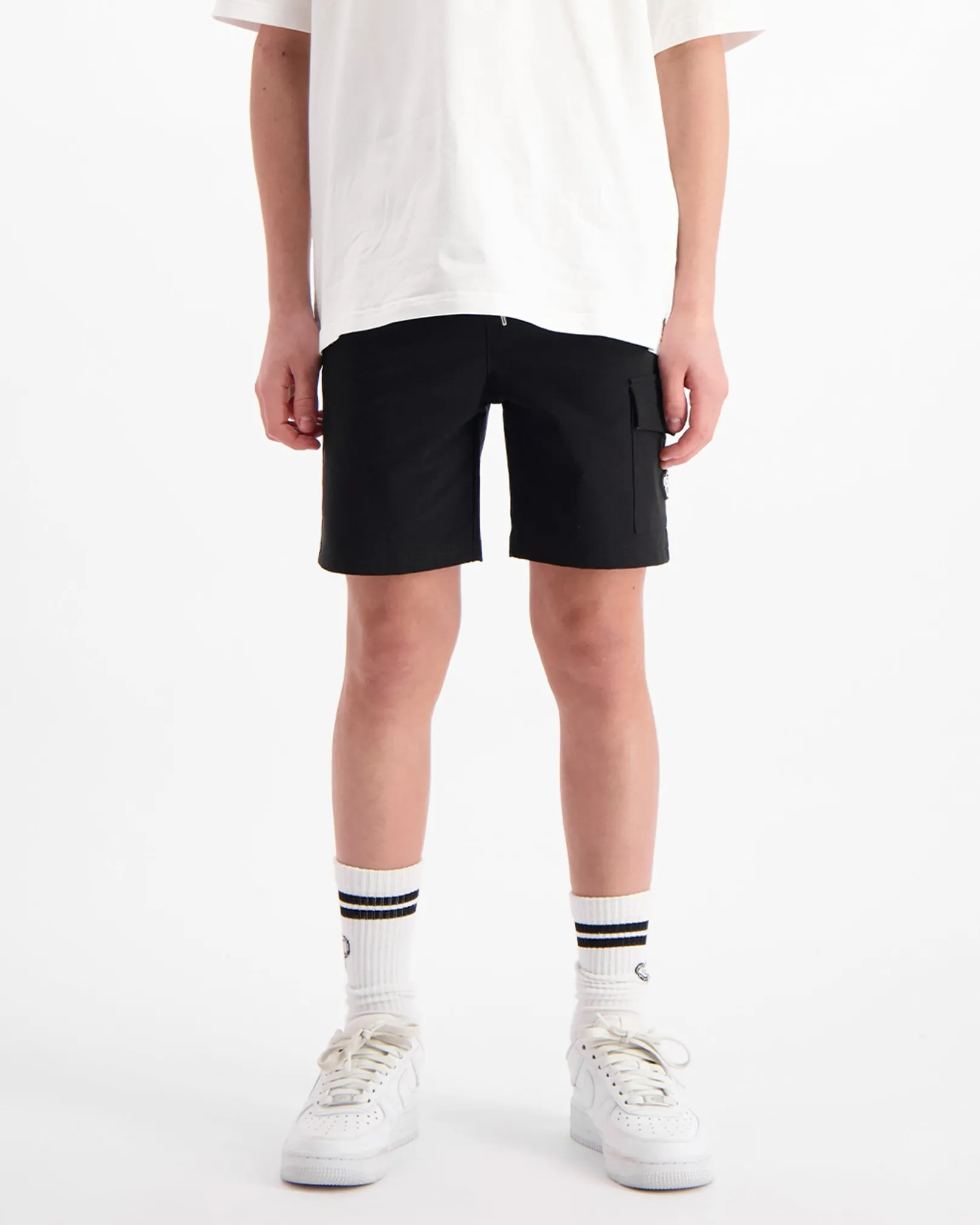KIDS CARGO SHORTS | Zwart