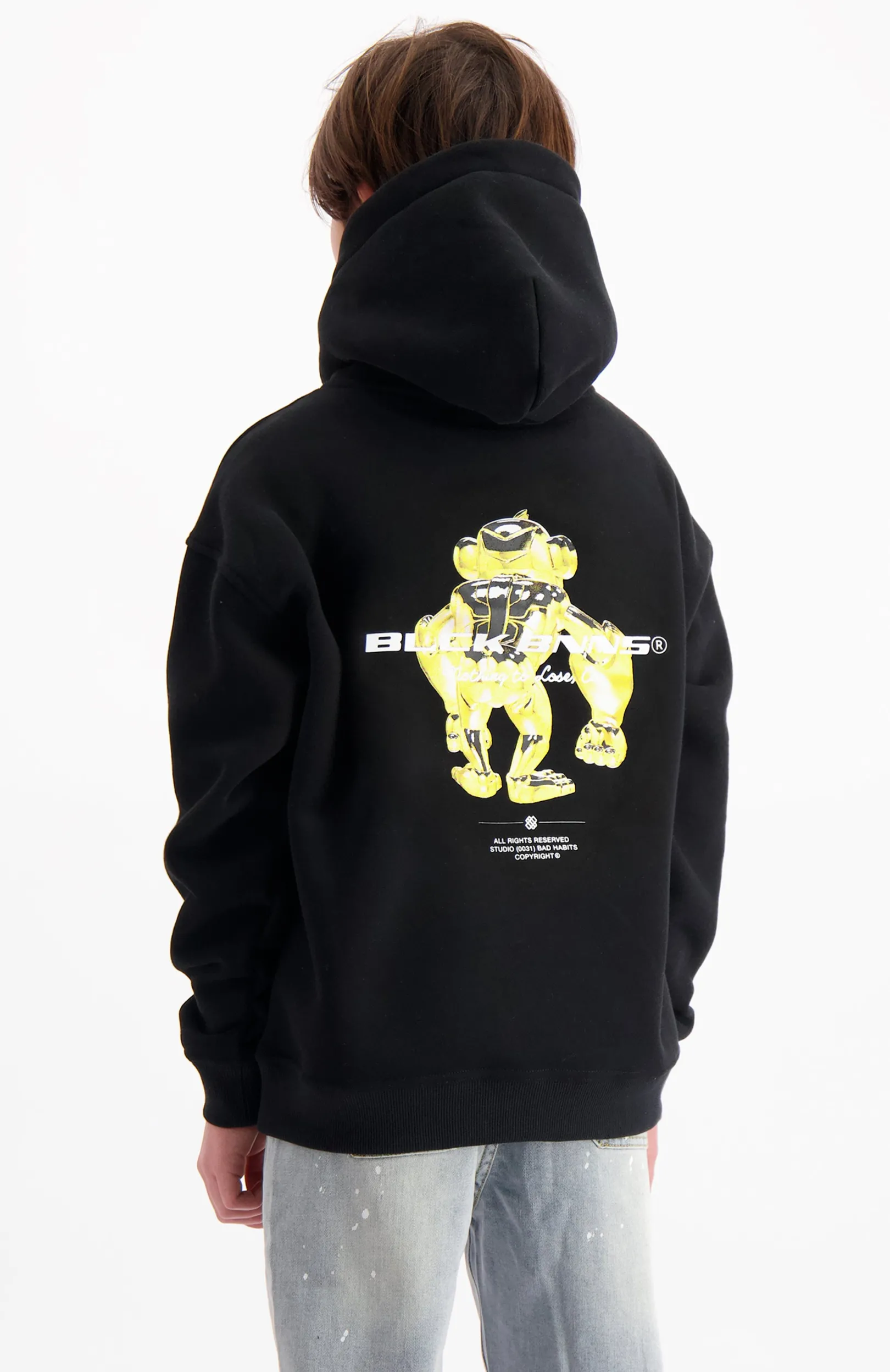 KIDS CONVOY KARAT HOODIE | Zwart