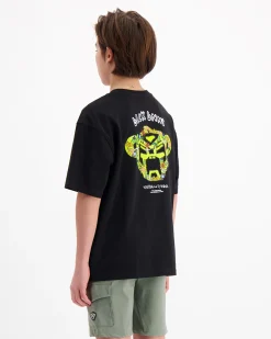 KIDS CRAYON T-SHIRT | Zwart