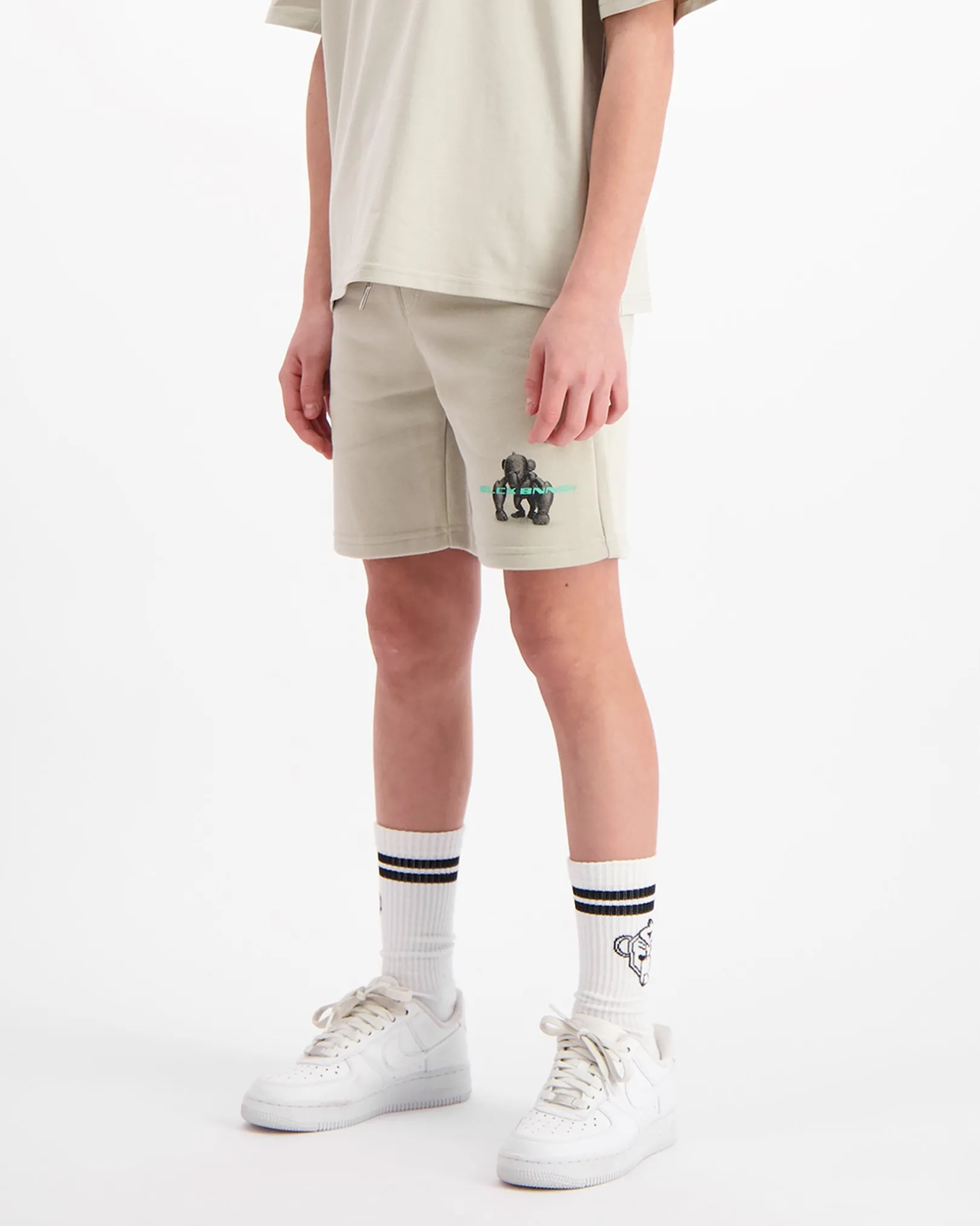KIDS 3D CONVOY SWEATSHORTS | Grijs