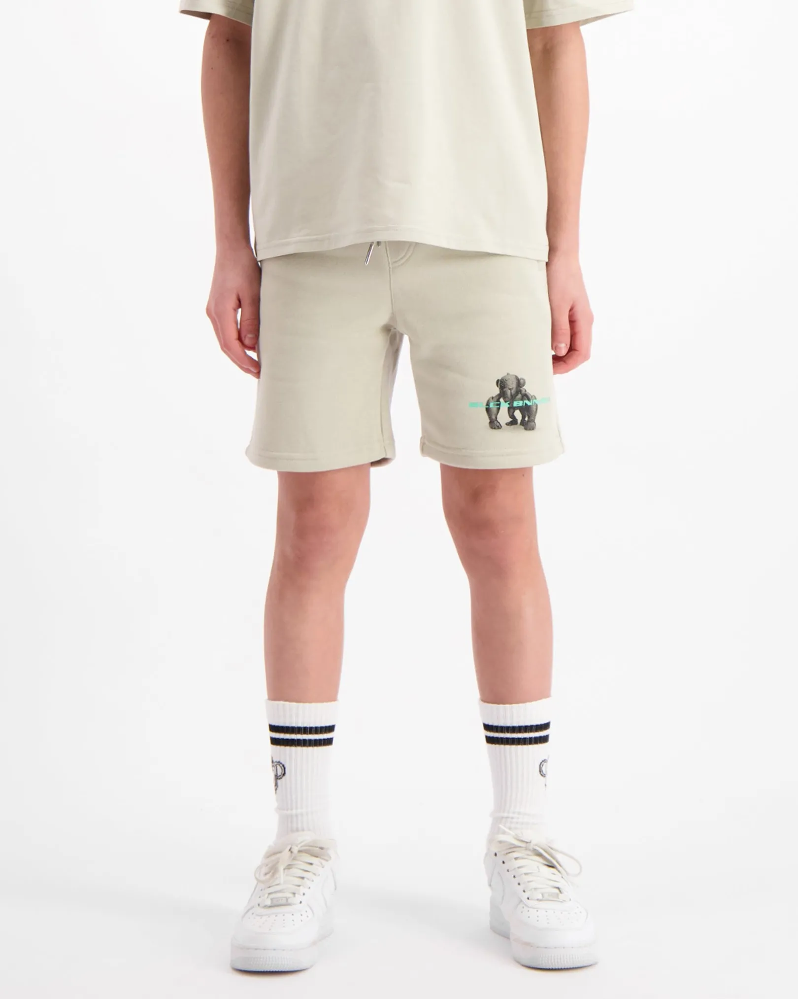 KIDS 3D CONVOY SWEATSHORTS | Grijs