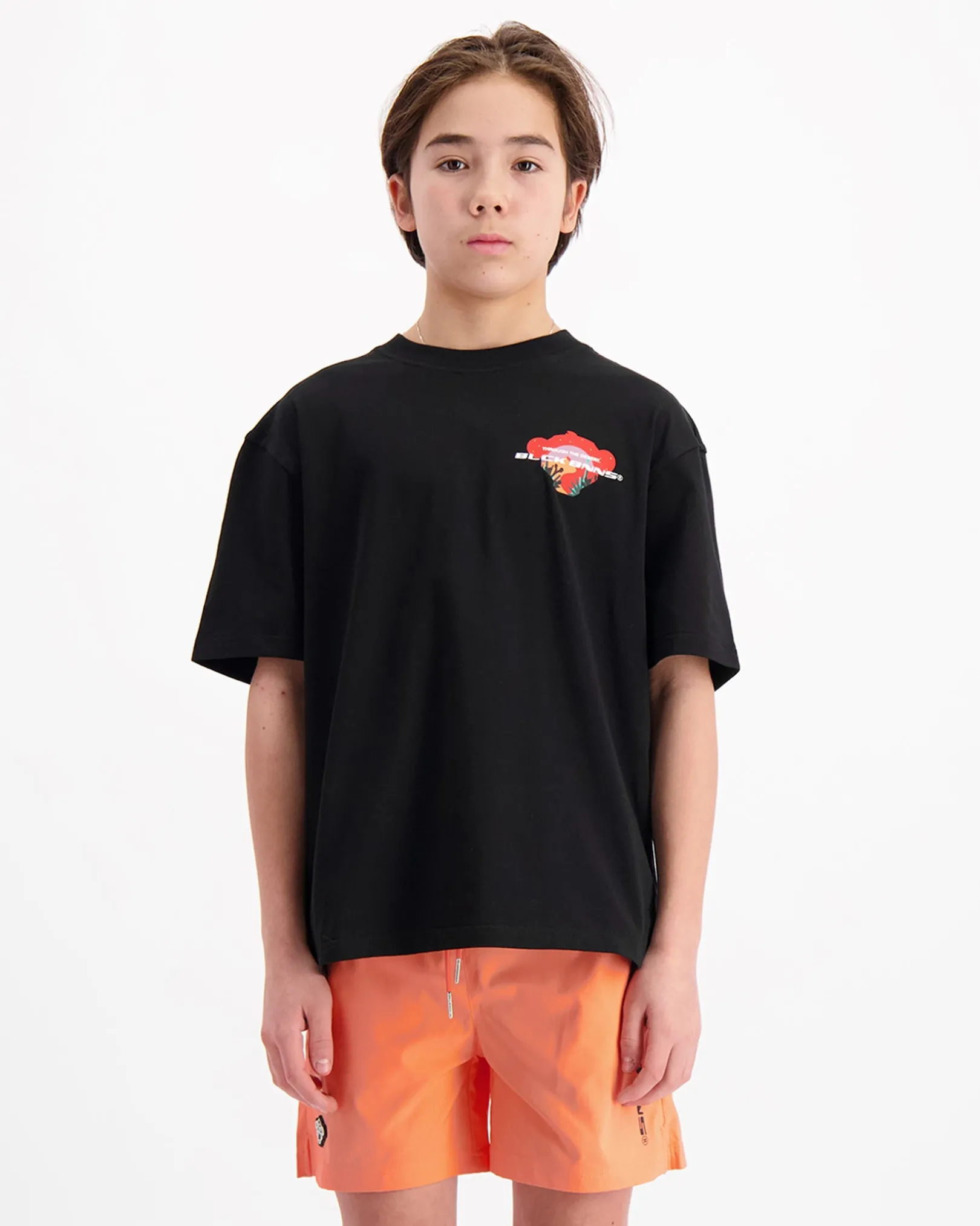KIDS PASSAGE T-SHIRT | Zwart