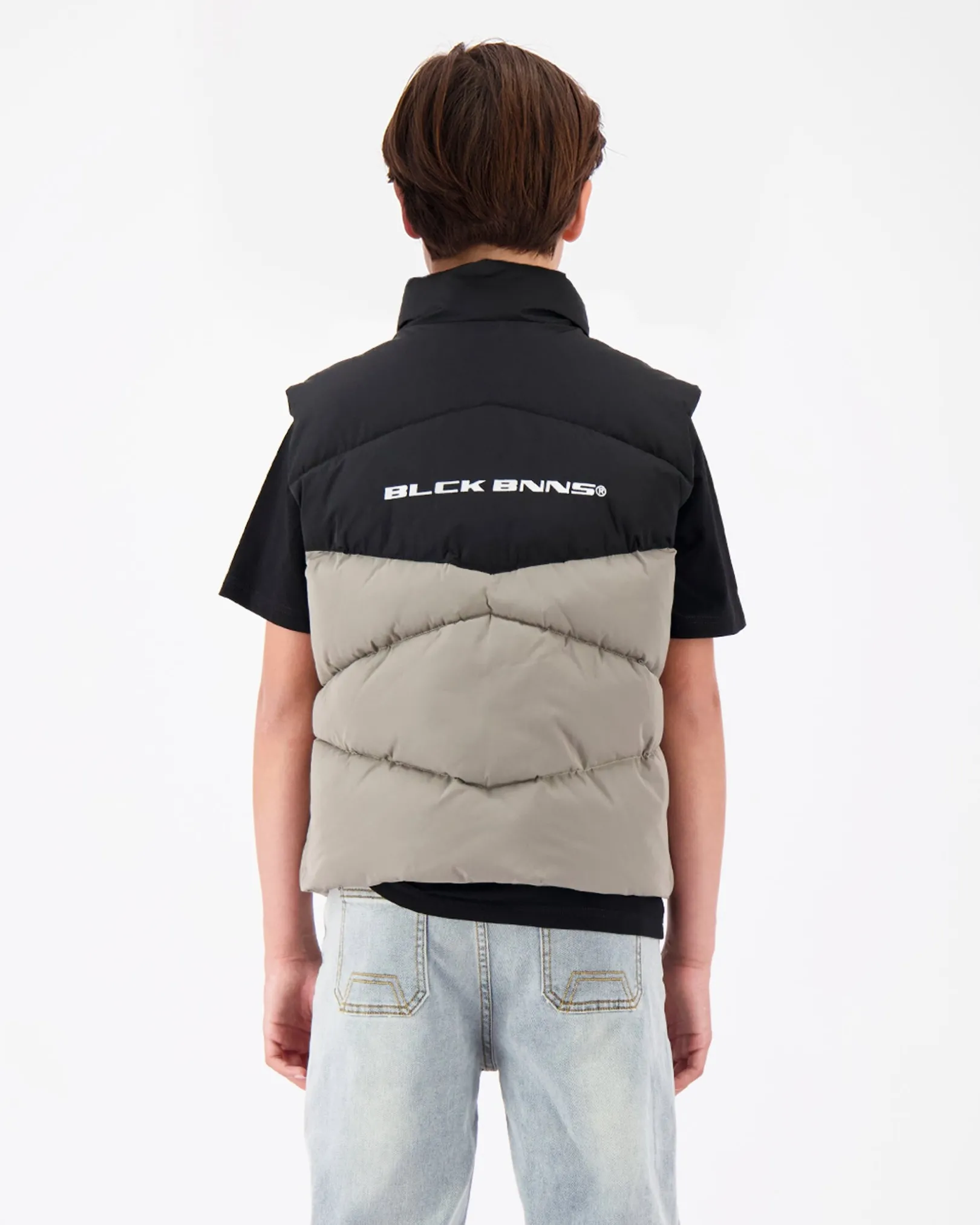 KIDS PEEK BODYWARMER | Grijs/Zwart