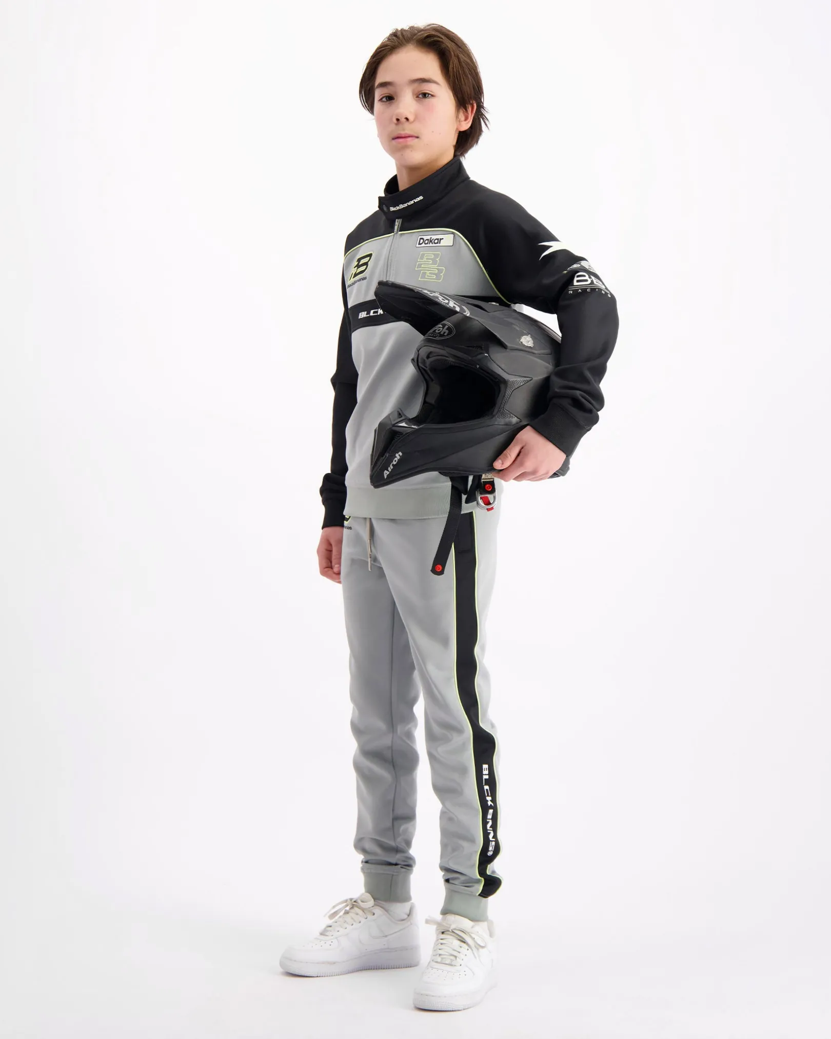 KIDS RACE TRACKSUIT | Grijs